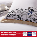 100%Cotton 300TC Embroidery Hotel Bedding Set Hotel Linen